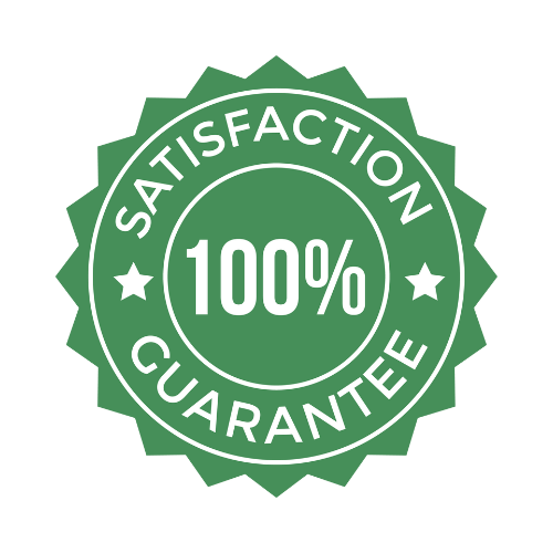 100% Satisfaction Guaranteed Badge