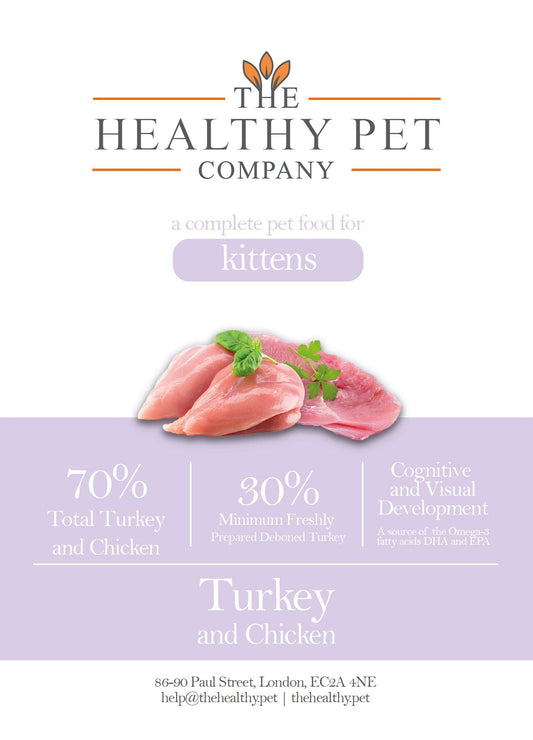 The Healthy Pet Company Complete Meal - Turkey & Chicken for Kittens - The Healthy Pet Company