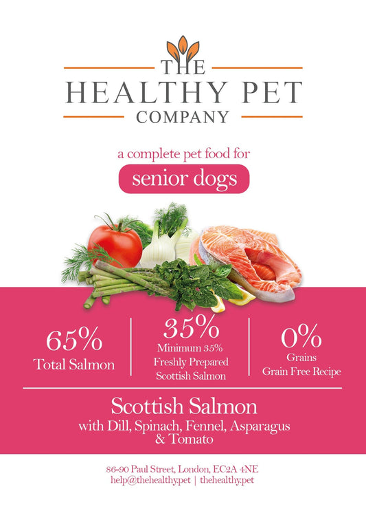 The Healthy Pet Company Complete Meal - Salmon & Veg for Senior Dogs - The Healthy Pet Company