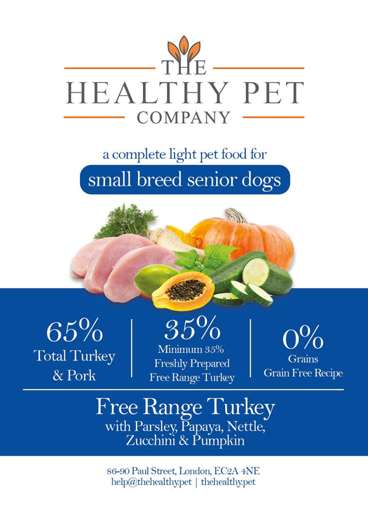 The Healthy Pet Company Complete Meal - Turkey & Pork for Small Breed Senior Dogs - The Healthy Pet Company