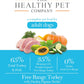 The Healthy Pet Company Complete Meal - Turkey, Fruit & Veg for Adult Dogs - The Healthy Pet Company
