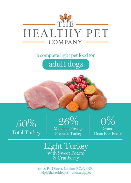 The Healthy Pet Company Complete Meal - Light Turkey with Sweet Potato for Adult Dogs - The Healthy Pet Company