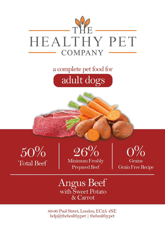 The Healthy Pet Company Complete Meal - Beef & Veg for Adult Dogs - The Healthy Pet Company