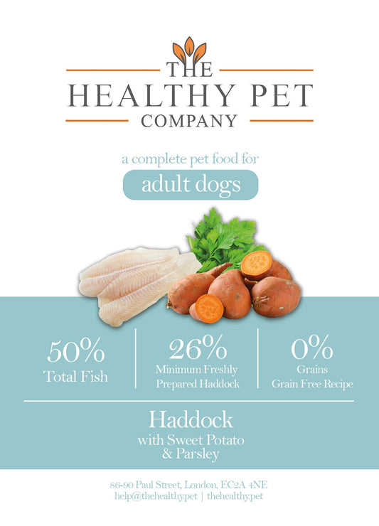 The Healthy Pet Company Complete Meal - Haddock with Sweet Potato for Adult Dogs - The Healthy Pet Company